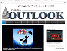 Tablet Screenshot of falmouthoutlook.com